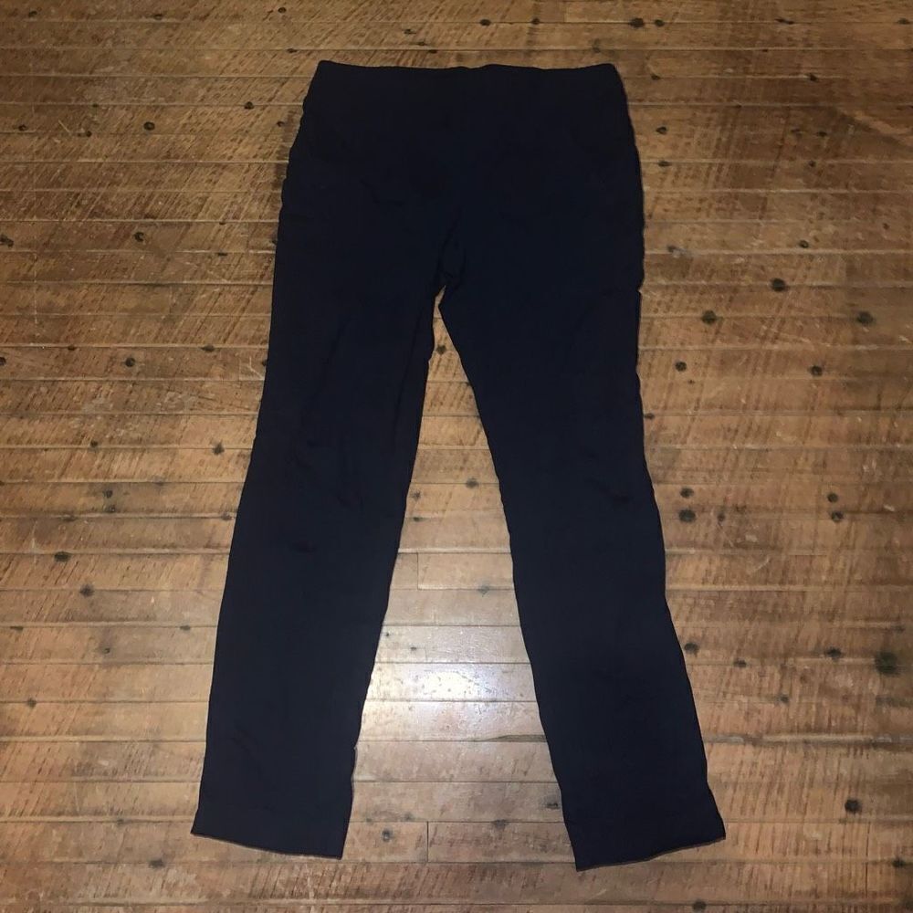 Chico’s 00/2 black ponte elastic waist normcore pull on  slacks